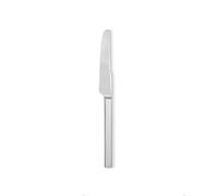 Alessi 4180/3 Dry Couteau de Table en Acier Aisi 420 Brillant à Manche Satiné, Set de 6 Pièces, Argenté