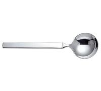 Alessi 4180/31 Dry Cuiller à Soupe en Acier Inoxydable 18/10 Brillant à Manche Satiné, Set de 6 Pièces, Argent