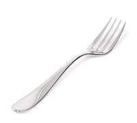 Alessi Fourchette de service Nuovo Milano – Acier inoxydable 18/10 brillant, argent – L 24 cm