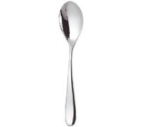 Alessi 5180/26 Nuovo Milano Cuiller Plate "F. Point" en Acier Inoxydable 18/10 Brillant, Set de 6 Pièces, Blanc