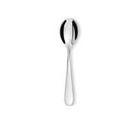 Alessi 5180/4 Nuovo Milano Cuiller à dessert en Acier Inoxydable 18/10 Brillant, Set de 6 Pièces 17.6 cm, Argent