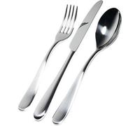 Alessi 5180S24M Service de Couverts 24 Pièces en Acier Inoxydable 18/10 Nuovo Milano Design Ettore Sottsass