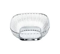 ALESSI 845 CORBEILLE CARREE A FIL EN ACIER BRILLANT