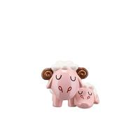 Alessi AGJ01 Statuette en Porcelaine Mouton - 'Pecore' - Multicolore - 7 cm