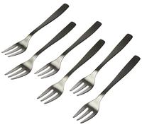 Alessi Ajm22/17 S Knifeforkspoon Fourchette à Poisson en Acier Inoxydable 18/10 Satiné, Set de 6 Pièces