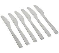 Alessi AJM22/6M Knifeforkspoon Couteau à dessert en Acier Inoxydable 18/10, Argenté, Set de 6 Pièces