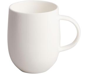 Alessi All-Time Jeu de 4 tasses en porcelaine bone china blanc