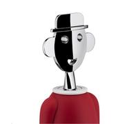 Alessi AM23 LAZR - Tire-bouchon de collection par Alessandro Mendini en résine iridescente - Couleurs bleu et bordeaux