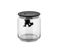 Bocal de rangement GIANNI 750 ml, couvercle noir, Alessi