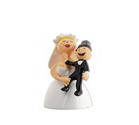 Alessi AMGI59 Figurine pour Gâteaux de Mariage Porcelaine Blanc 5,50 x 4,60 x 6,70 cm