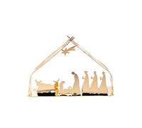 Alessi Crèche Bark Crib BM09 GD – Acier inoxydable 18/10, doré