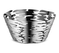 Alessi Barket BM10/21 - Centre de Table Design avec Décorations Ajourée, Acier Inox 18/10, 18 cm