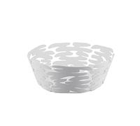 Alessi "BARKET" CESTO REDONDO ACERO Y RESINA BLANCO 21cm