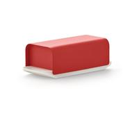 Alessi Beurrier Mattina 9.5x21 cm Rouge-acier inoxydable