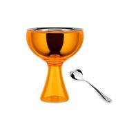 Coupes à glace BIG LOVE, avec cuillère, orange, Alessi