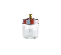 Alessi Bocal hermétique Circus MW30/75 Transparent, verre sérigraphié, couvercle fer blanc, 75 cl