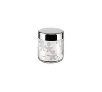 ALESSI Boîte de conservation en verre GIROTONDO 0,75L acier inoxydable argent