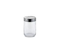 Alessi - Bocal hermétique Veneer PU05/100 en verre, couvercle inox 18/10 décor relief 1 l