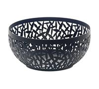 Alessi | Cactus! MSA04/21 B - Porte-fruits Ajouré en Acier 18/10 et Résine Époxy , Noir
