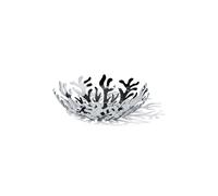 Alessi ESI01/29 Mediterraneo Porte-fruits en Acier Inoxydable Coloré à la Résine au Époxyde Argenté, Ø 29 cm