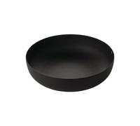 Alessi - Corbeille ronde acier noir Ø21 cm - Noir
