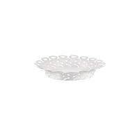 ALESSI Corbeille VIMINI 27cm Acier inoxydable Epoxi. Blanc blanc