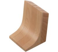 Alessi Couteau à Steak Bloc en bois de hêtre