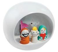 Alessi - Crêche Presepe Blanche et ses 5 figurines AMGI10 G