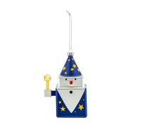 Pendentif pour sapin de Noël Magicien Cubomago Alessi, Designer Massimo Giacon, Marcello Jori, 7x10.4x6 cm