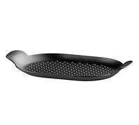 Alessi Poêle à griller Edo en fonte 24,5 x 40 cm