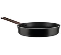 Alessi Poêle Edo PU113/24 B 24 cm – aluminium, antiadhésif, manche inox PVD