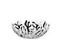 Alessi ESI01/29 Mediterraneo Porte-fruits en Acier Inoxydable Coloré à la Résine au Époxyde Argenté, Ø 29 cm