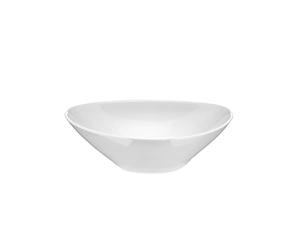 Alessi Fm10/2 Colombina Collection Assiette Creuse en Porcelaine Blanche, Set de 6 Pièces