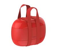 Lunchbox FOOD A PORTER, 2 conteneurs, rouge, Alessi