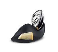 Alessi Râpe à fromage Forma ZH03 Acier inoxydable 18/10 base en mélamine