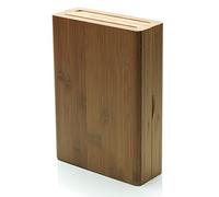 Alessi GAG508 Bloc Couteaux Bois Beige 21,00 x 8,00 x 29,50 cm