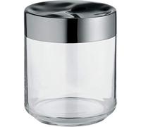 Alessi Julieta LC08 - Pot de Cuisine au Design Hermétique, Corps en Verre avec Couvercle en Acier Inoxydable 18/10, 75 cl