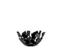 Alessi La Stanza dello Scirocco MT02 B - Coupe à Fruits Design, Acier, Noir | Coupe à fruits centre de table en tesselles soudées, dessinée par Mario Trimarchi, colorée à la résine époxy