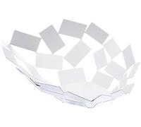 Alessi La Stanza dello Scirocco MT03 W - Centre de Table Design, en Acier Coloré à la Résine au Époxyde, Blanc