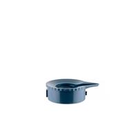 Alessi MDL12 G Jarre Thermo Isolante avec Intérieur en Verre, Design Plissé Gris par Michele De Lucchi - Objet de Haute Performance et d'Élégance
