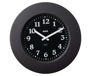 Alessi Momento" Wall Clock, Black (Art.-Nr. 11 BB, EAN 8003299452965)