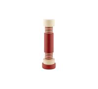 Alessi - Moulin à sel et poivre MP0215 Bois de hêtre Mécanisme céramique Rouge