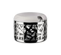 Alessi – Fromagère MSA17 Cactus – Acier inoxydable 18/10 brillant et verre – Argenté