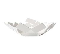 Alessi MT01 W Stanza Dello Scirocco Corbeille, Blanc, 24.5x23.2x6.2 cm - Acier