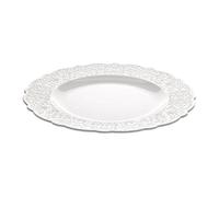 Alessi MW01/1 Assiette Plate Céramique Blanc 27,30 x 27,30 x 28,50 cm