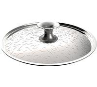 Alessi MW200/16 Couvercle en Acier Inoxydable 18/10 Brillant avec Décoration en Relief 16 cm