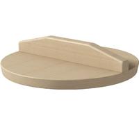 Alessi NF202/15 Shiba Petit Couvercle Bois de Hiba Marron 3,80 x 14 x 14,20 cm