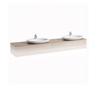 Alessi One Plan De Toilette 2400 Percé Gauche Et Droite - LAUFEN H4246140976301