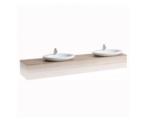 Alessi One Plan De Toilette 2400 Percé Gauche Et Droite - LAUFEN H4246140976301