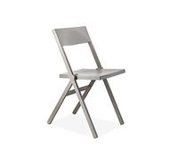 Alessi Piana ASPN7032 - Chaise Pliante Design en Polypropylène Renforcé de Verre, Gris